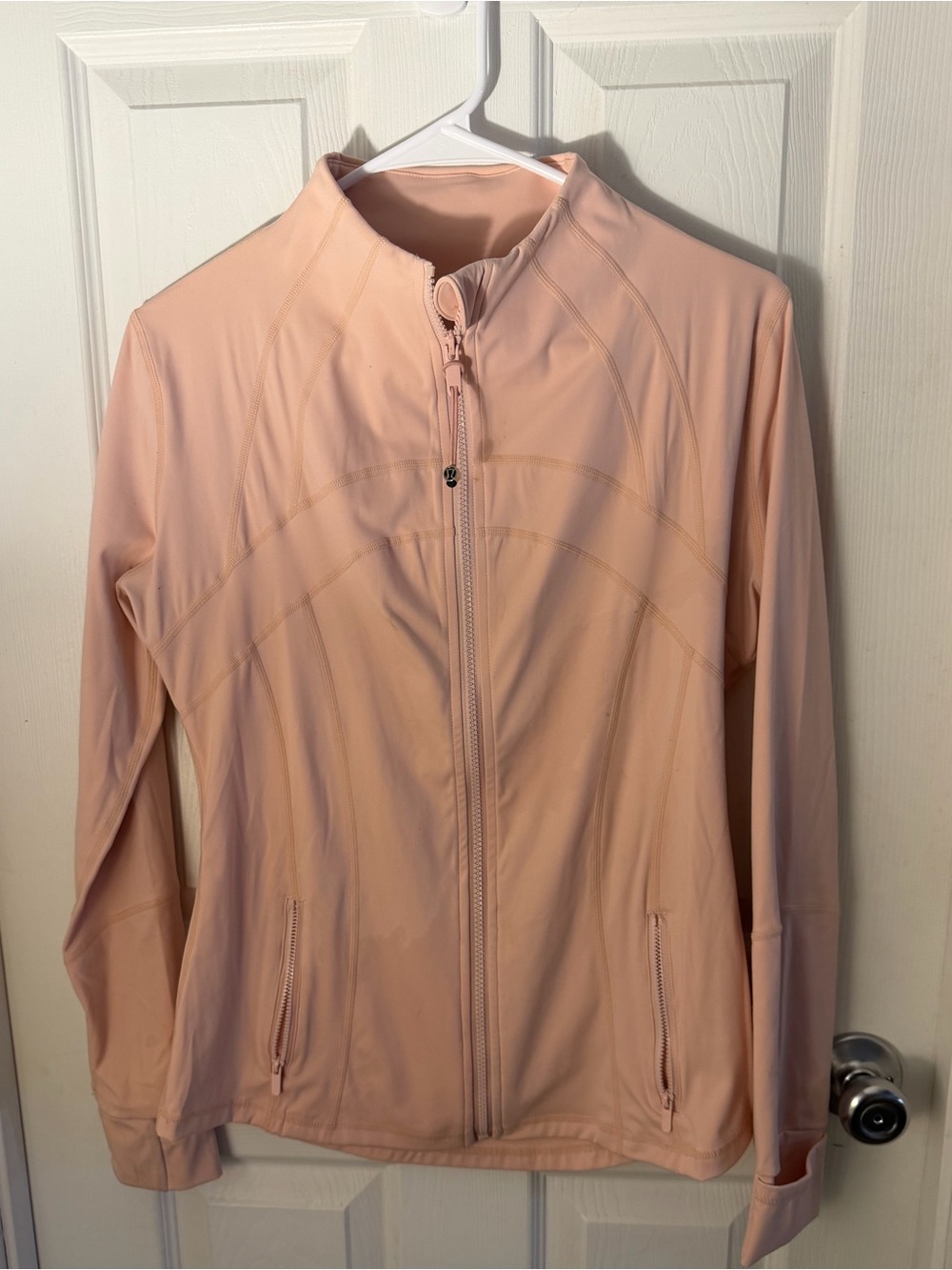 lululemon athletica Light Peach Zip-Up Utility Jacket